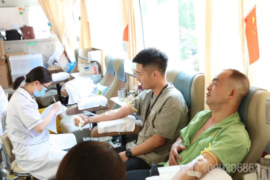 點滴聚愛心，公司組織開展公益獻血活動(圖6)